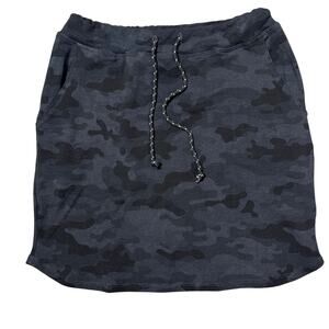 Sundry for Evereve Camo Drawstring Waist Skirt